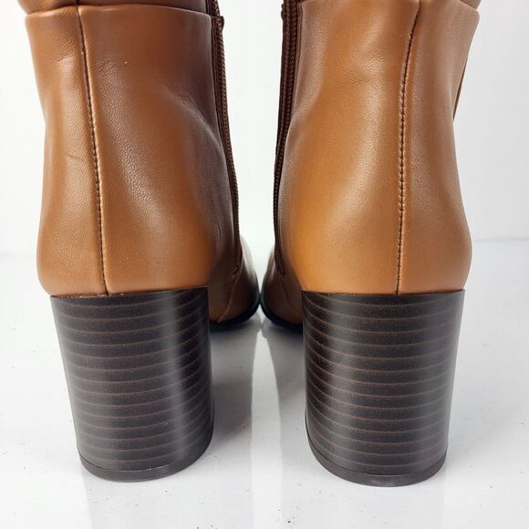 Nordstrom Rack Virginia Tall Boot Block heel Brown Size 6.5 M - Picture 10 of 15